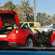 Image for article titled Watch a Ferrari 599 GTB burn to the ground in Dubai